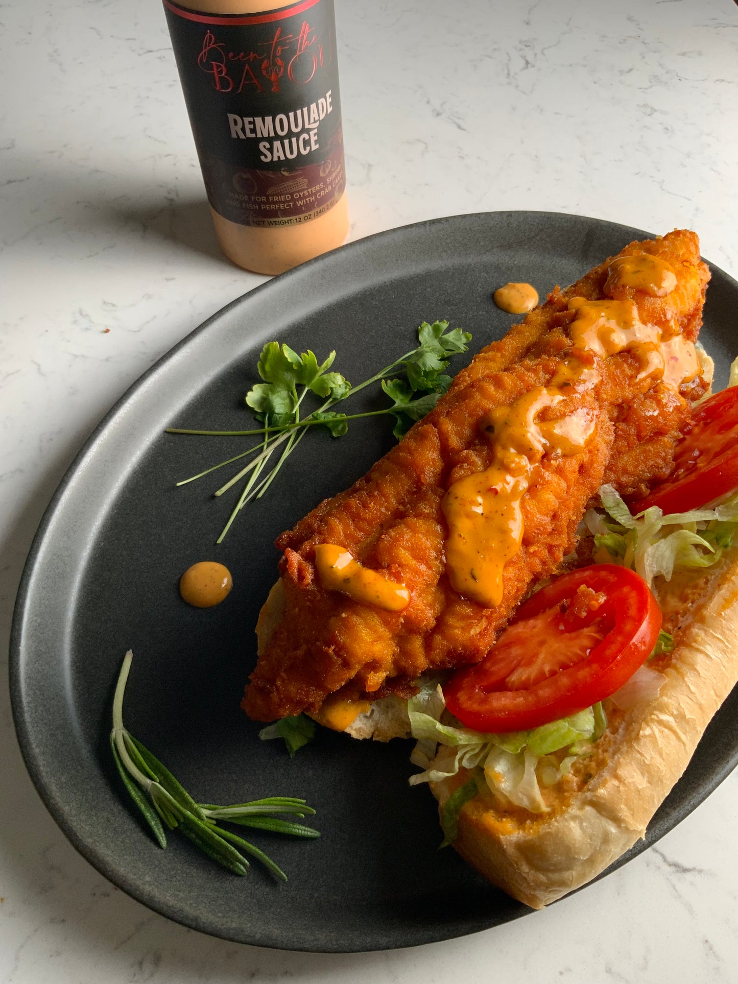 Been to the Bayou Cajun Remoulade Sauce – Creamy Louisiana-Style Seafood & Po’Boy Sauce (12 oz)